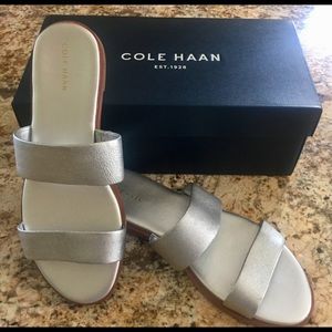 Brand New Cole Haan Leather Findra Sandal Size 8